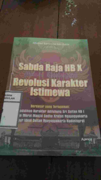 Image of Sabda Raja HB X Dalam Timbangan Revolusi Karakter Istimewa
